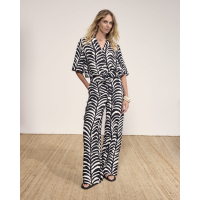 Tramontana Blouse Palm Eclipse Black
